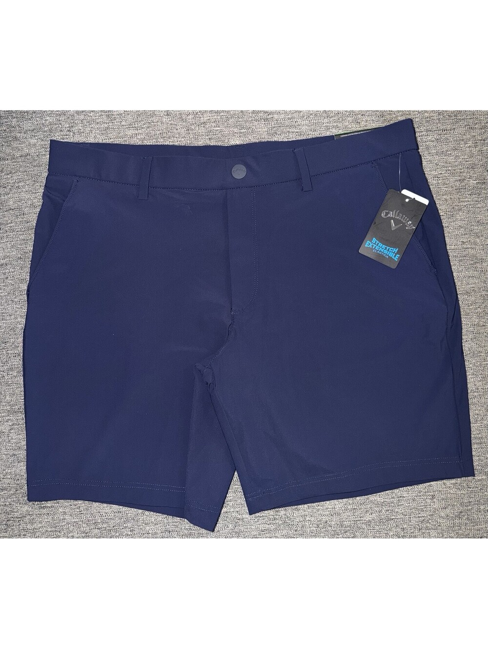 Callaway Men's 2XL Pull-On Stretch Golf Chino Shorts "Peacoat Navy" New $74